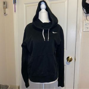nike black cowl neck hoodie